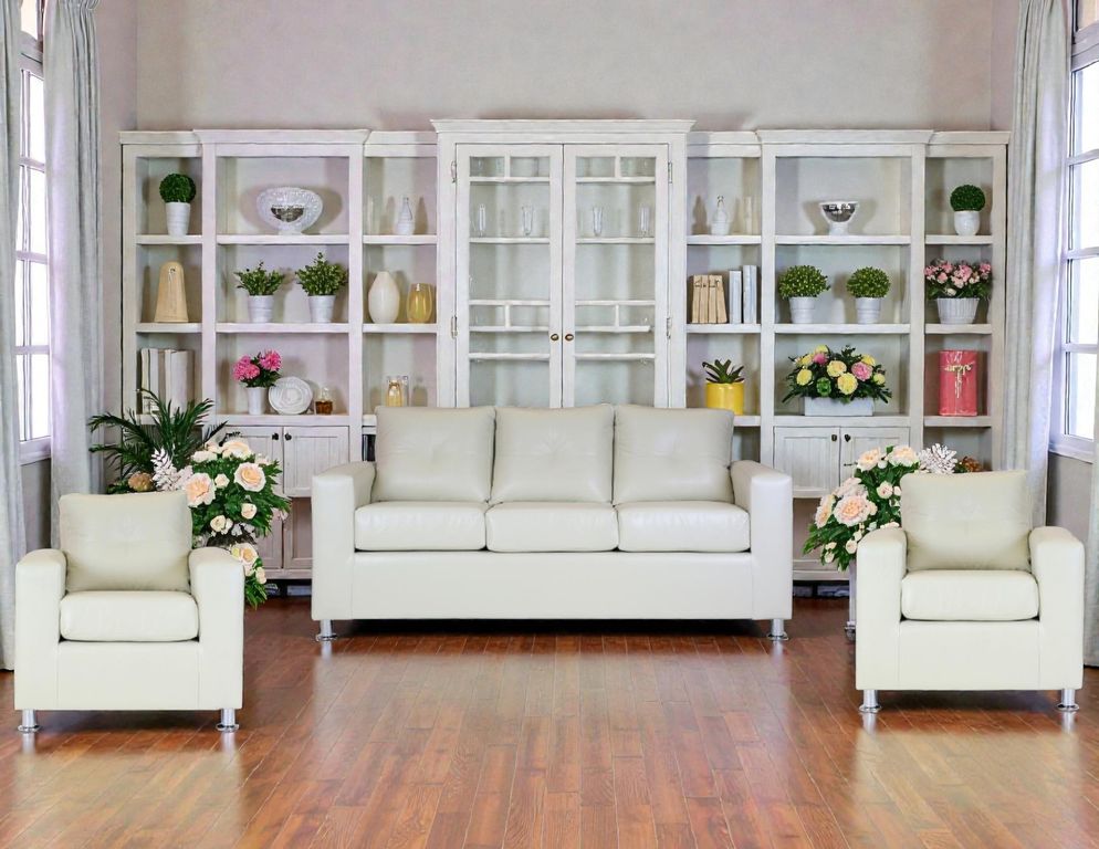 Living Asiria 311  - Cuero Sintetico Pu/ Beige