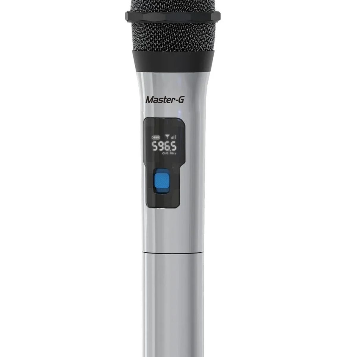 MASTER G - Microfonos Inalambricos Par de 2 Unidades UHF Con Receptor
