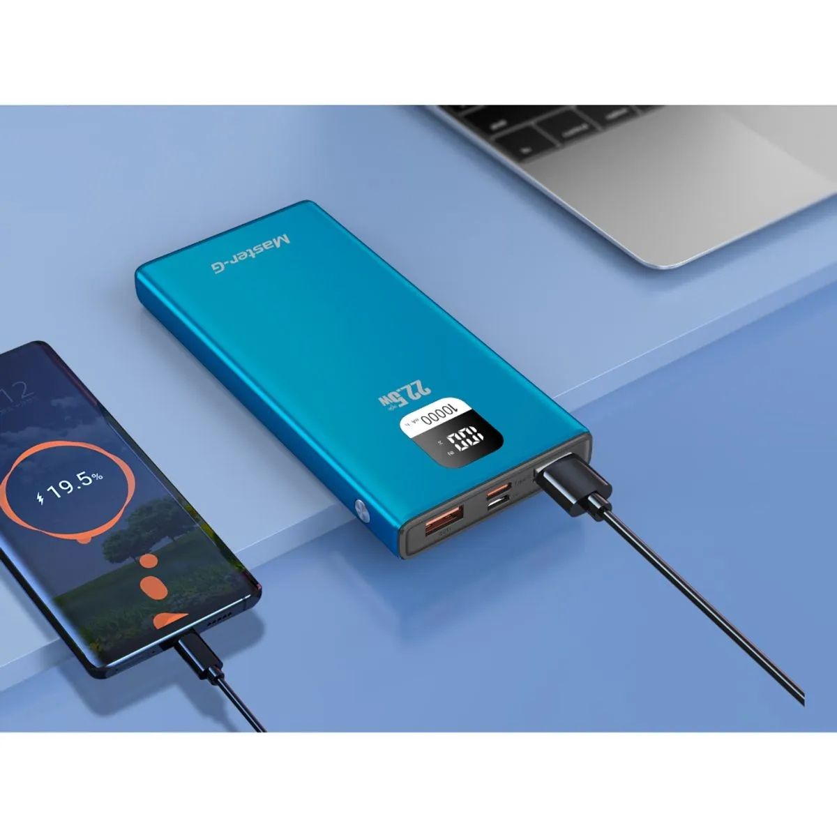 MASTER G - Batería Externa Power Bank 10000 Mah 22.5W UCP10LPD Master-G