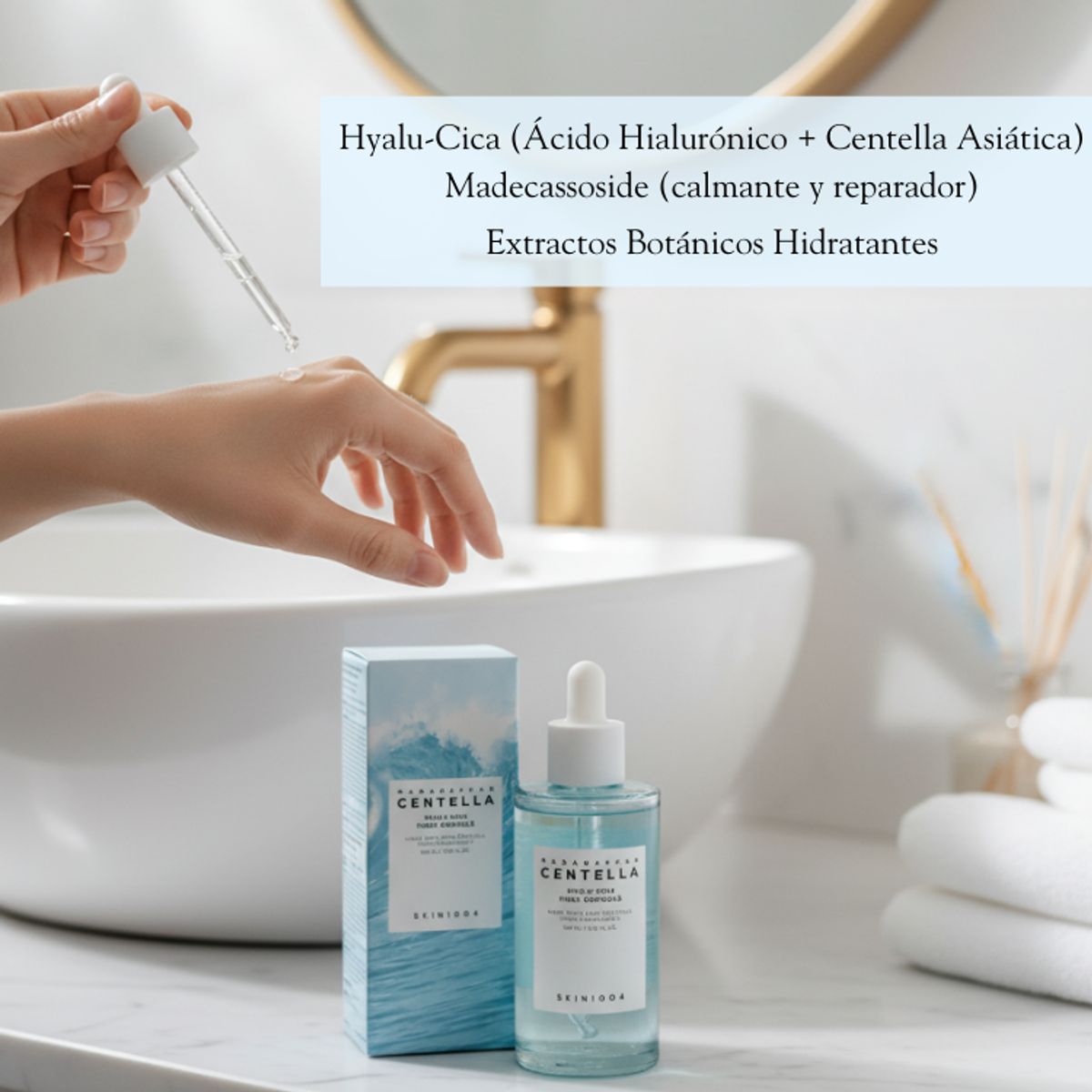 SKIN1004 - Serum Hidratante Hyalu-Cica First Ampoule 100ml Skin1004