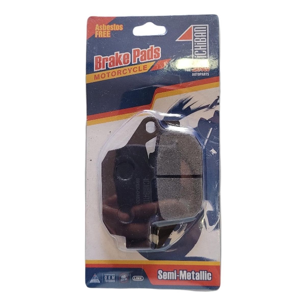 GENERICO - Pastillas De Freno Trasero Moto Suzuki Sv 650 2016+ Japones