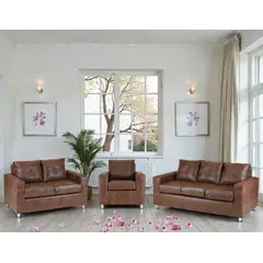 MUEBLES ALTIRO - Living Asiria 321  - Cuero Sintetico Pu / Muebles Altiro.