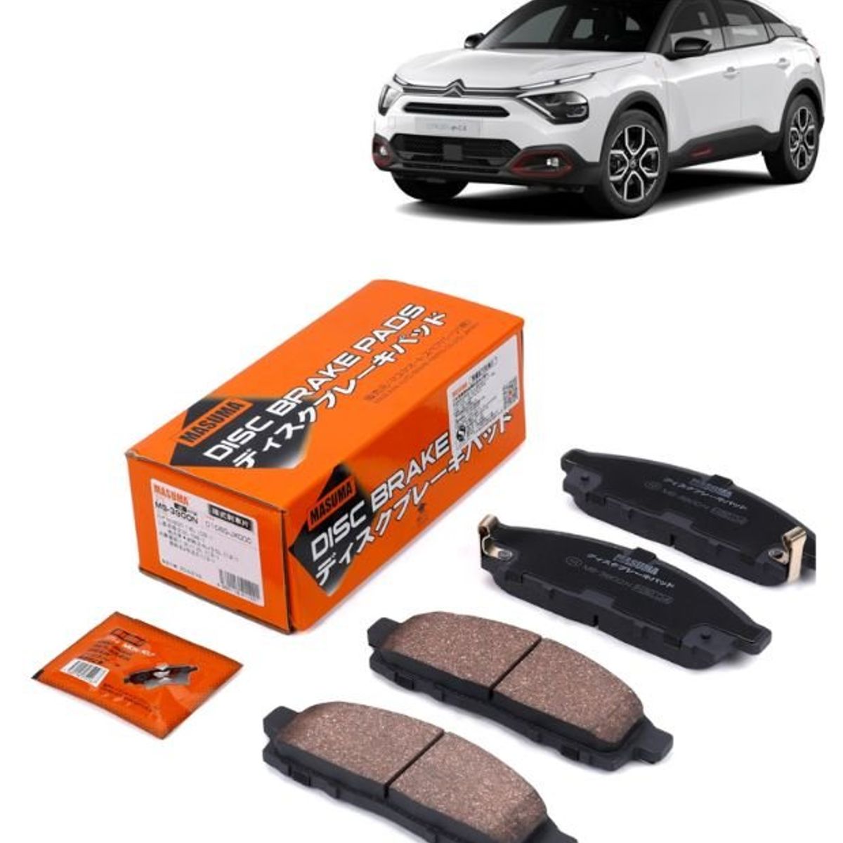 GENERICO - Pastillas de Freno Delanteras Para Citroen C4 MS-E0064N