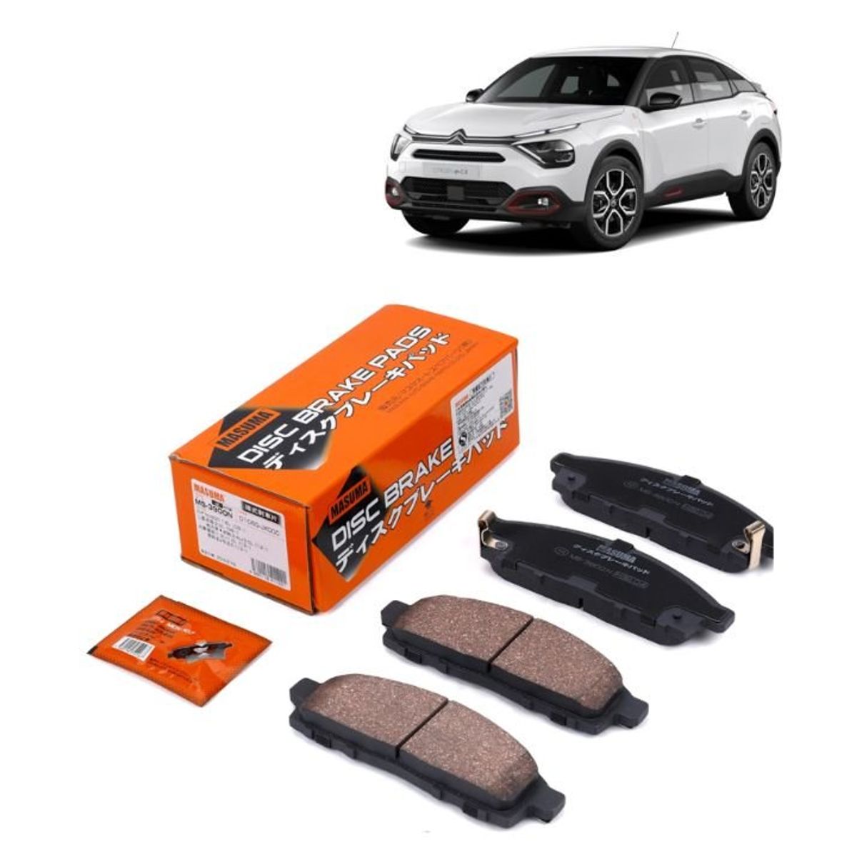 GENERICO - Pastillas de Freno Delanteras Para Citroen C4 MS-E0064N