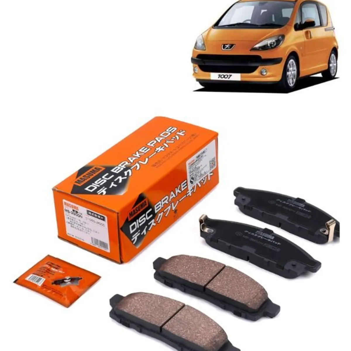 GENERICO - Pastillas de Freno Delanteras Para Peugeot 1007 MS-E0064N