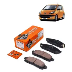 GENERICO - Pastillas de Freno Delanteras Para Peugeot 1007 MS-E0064N