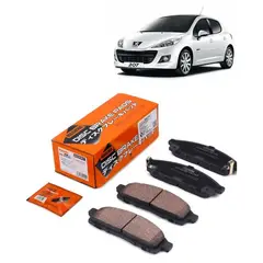 GENERICO - Pastillas de Freno Delanteras Para Peugeot 207 MS-E0064N