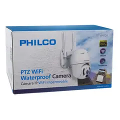 PHILCO - Cámara Seguridad Wifi W4120 Ptz Full Hd Audio Blanco