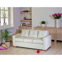 Sofá Israel 3 Cuerpos - Cuero Sintético Pu /