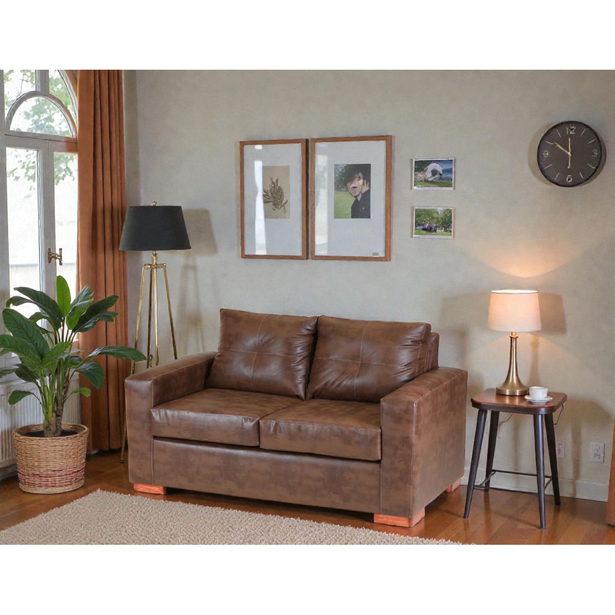 MUEBLES ALTIRO - Sofá Israel 2 Cuerpos - Cuero Sintético Pu / Muebles Altiro