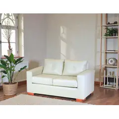 MUEBLES ALTIRO - Sofá Israel 2 Cuerpos - Cuero Sintético Pu /