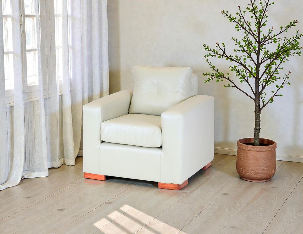 Sofa Israel 1 Cuerpo - Cuero Sintetico Pu / Beige