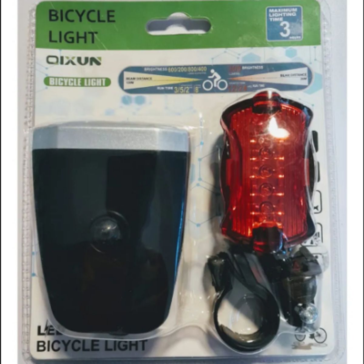 GENERICO - Luces Led De Advertencia Para Bicicleta Trasera Y Delantera