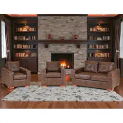 MUEBLES ALTIRO - Sofá Israel 211 - Cuero Sintético Pu /