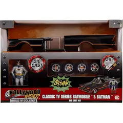 JADA TOYS - Auto Batman Para Armar Mas Personajes Jada 1:24 30873 Negro