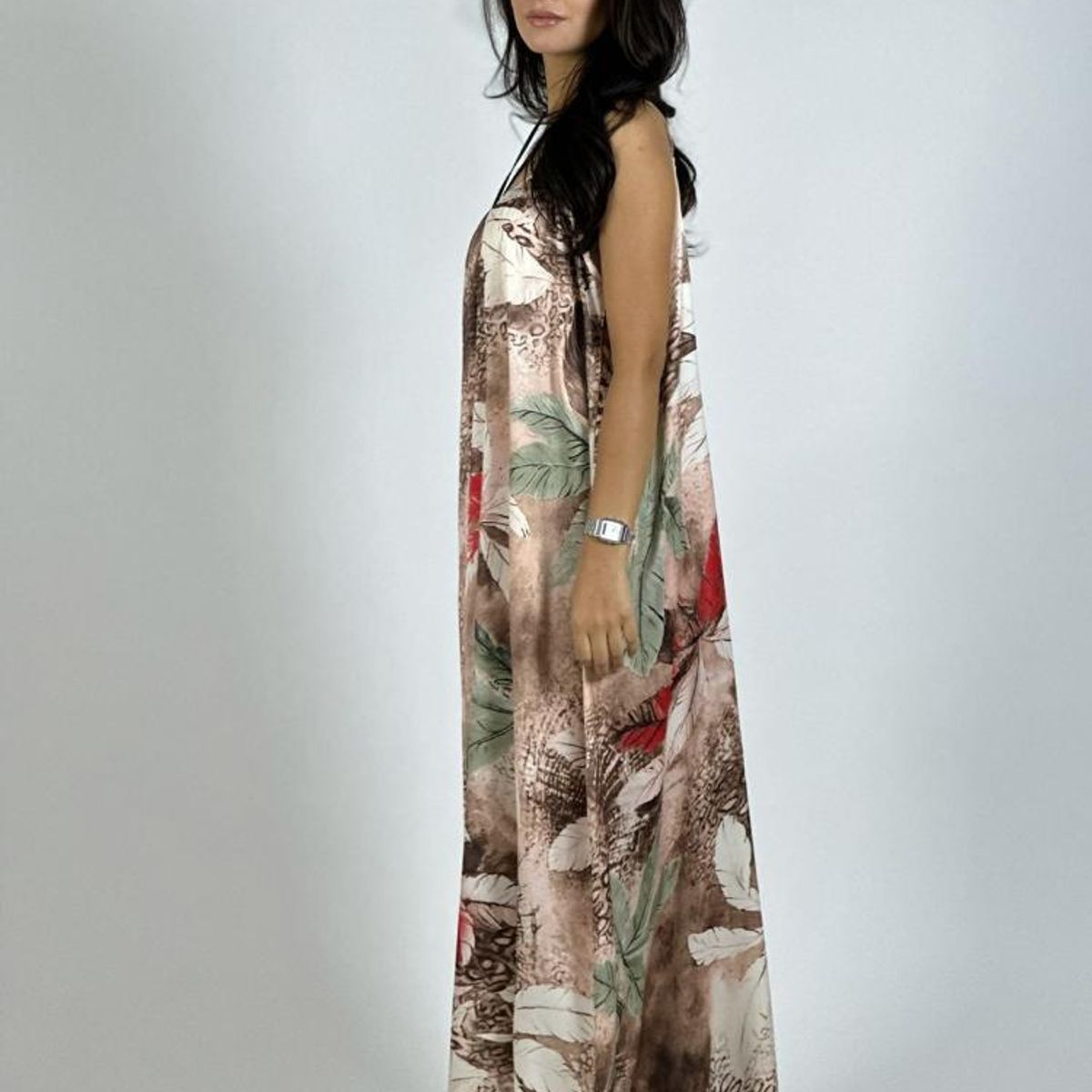 ENIGMATICA BOUTIQUE - Vestido Estampado Hojas