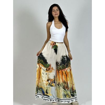 Imagen 2 del producto Palazzo Satín Estampado