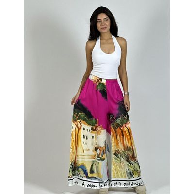 Imagen 2 del producto Palazzo Satín Estampado