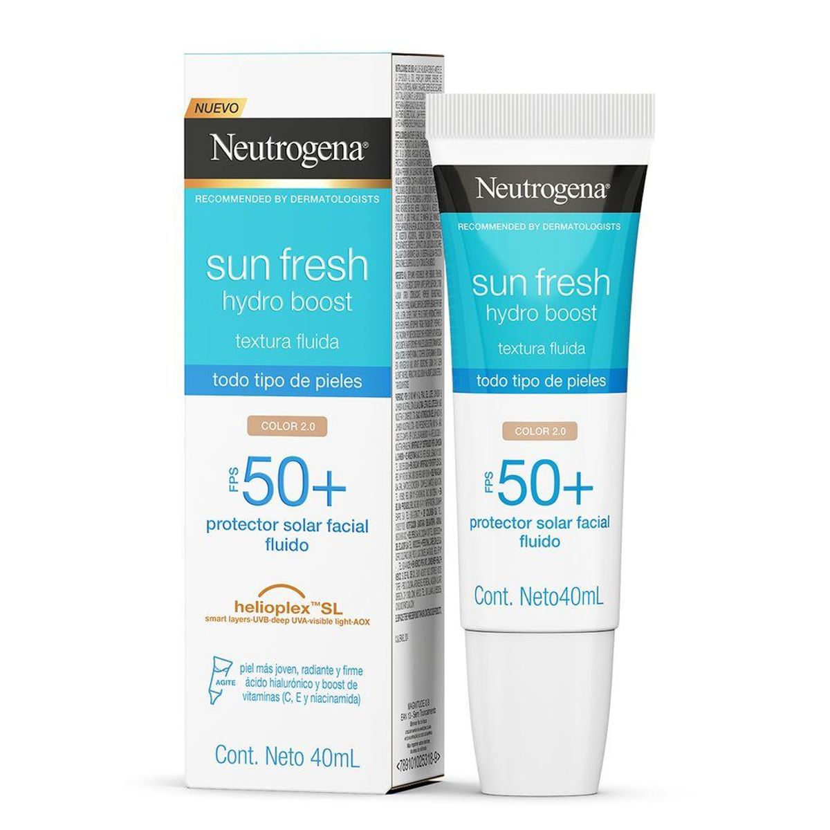 NEUTROGENA - Rutina Hidratación Hydro Boost + Protector Solar Tono Claro