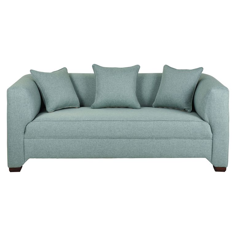 Sofa Efrain 3 Cuerpos - Tela / Verde claro