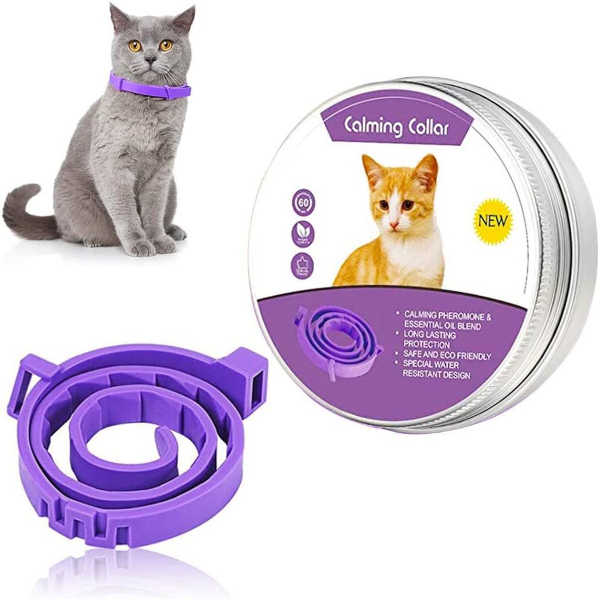 GENERAL - Pet Cat Collar Calmante Alivio Ansiedad Collar