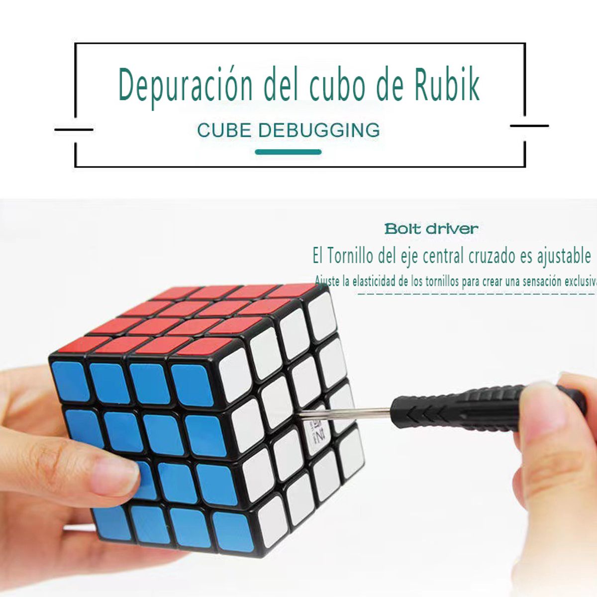 GENERAL - Juguetes Educativos Para Niños Cubo Rubik4x4 Negro