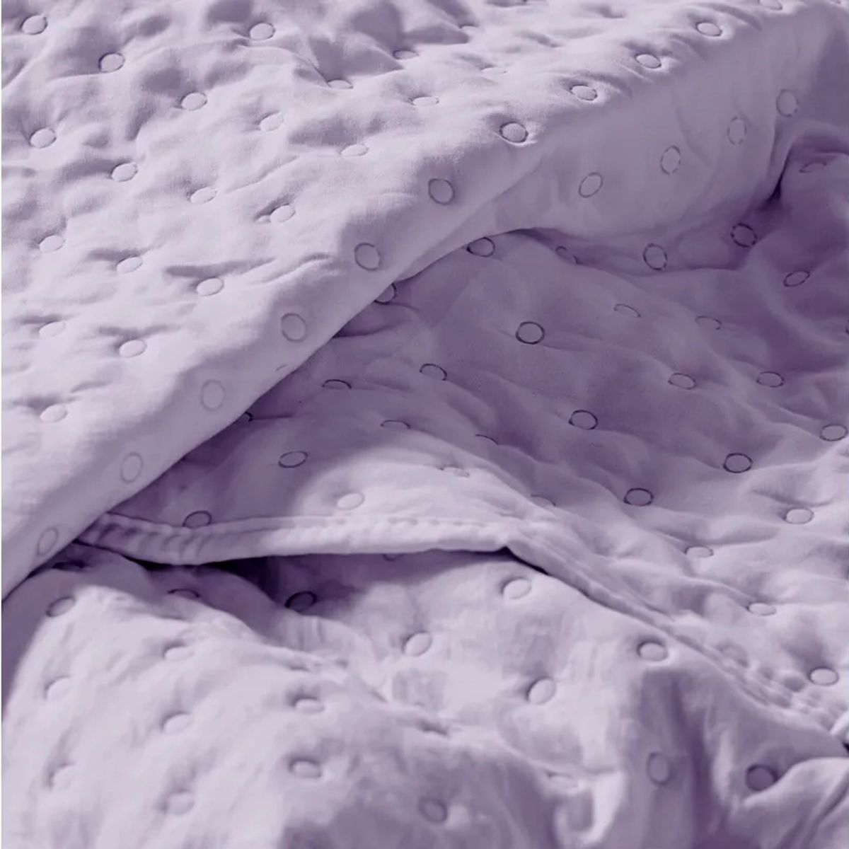 AMERICAN FAMILY - Quilt 2 Plazas Cannon Dots Heatpress Blanco Premium