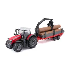 BBURAGO - Tractor Ferguson Remolque Troncos 143 31659 Rojo