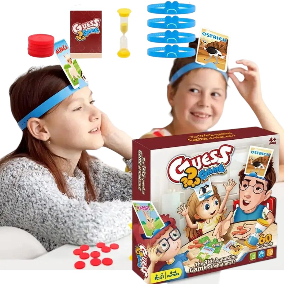 GENERICO - juego de mesa Adivina Quién Soy GENERICO  Guess Who Game niños familiar