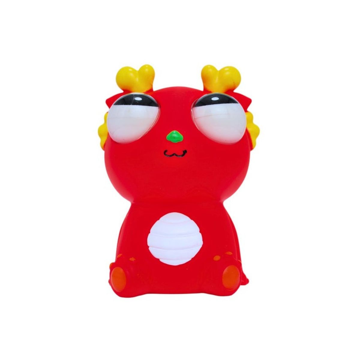 SOLEIO - JUGUETE OJO POPPING DRAGON OJO SALTÓN ROJO