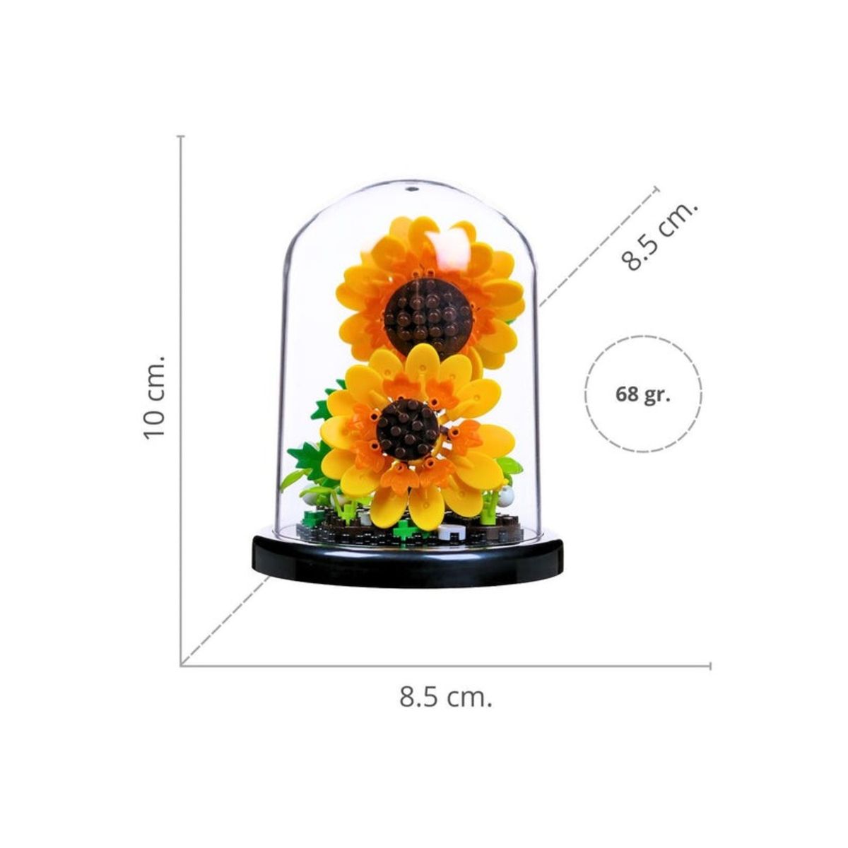 SOLEIO - JUGUETE BLOQUES DE CONSTRUCCIÓN FLORES  GIRASOL
