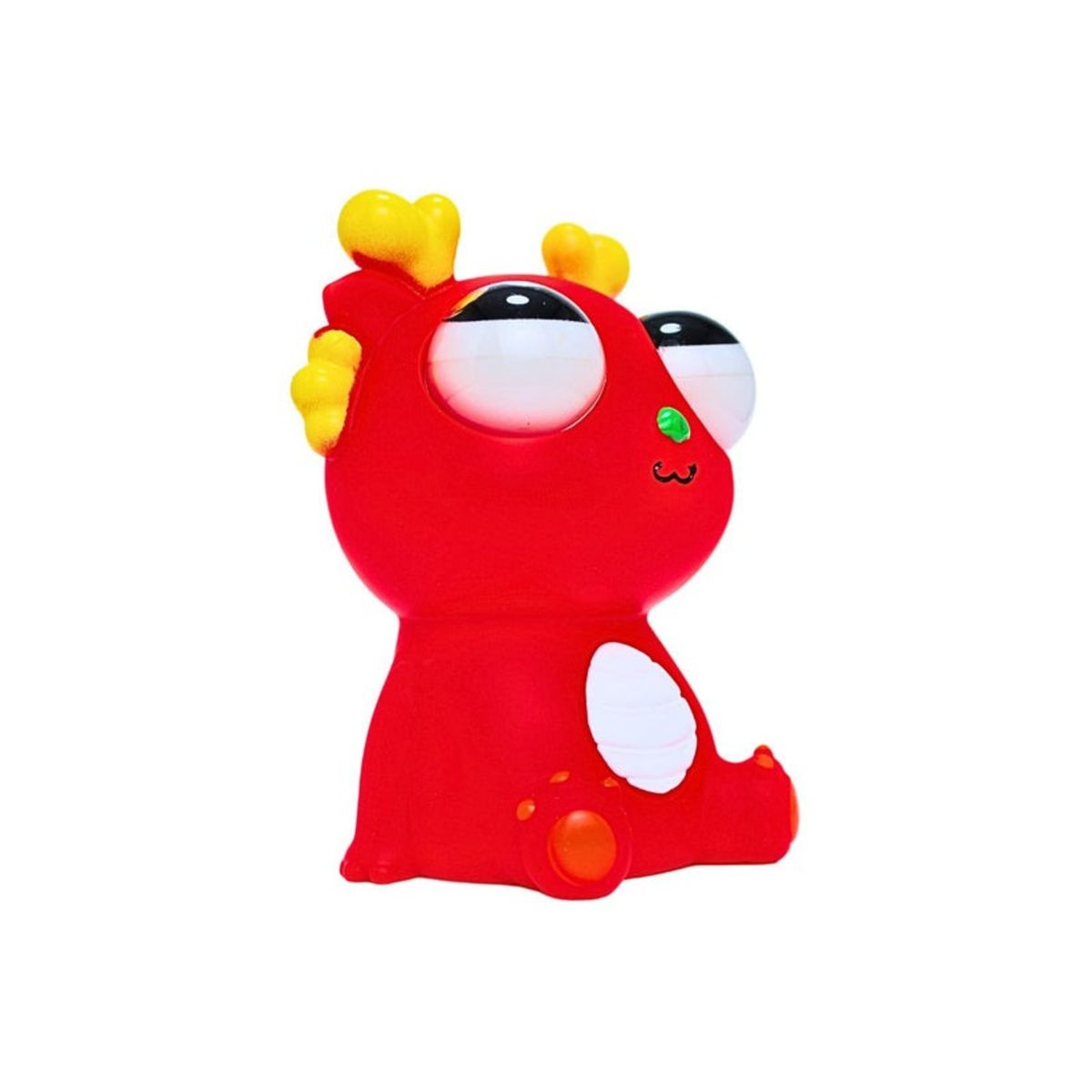 SOLEIO - JUGUETE OJO POPPING DRAGON OJO SALTÓN ROJO