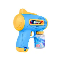 SOLEIO - LANZADOR DE BURBUJAS ELÉCTRICO CON LUCES LED CELESTE