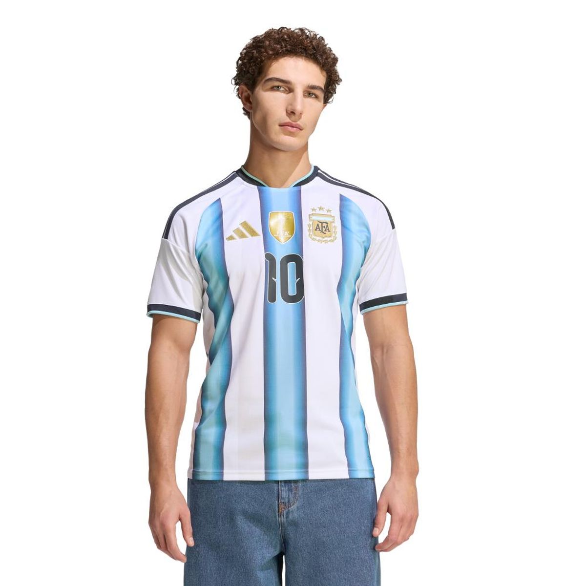 ADIDAS - Camiseta de Fútbol Local Argentina 26 Messi Hombre adidas