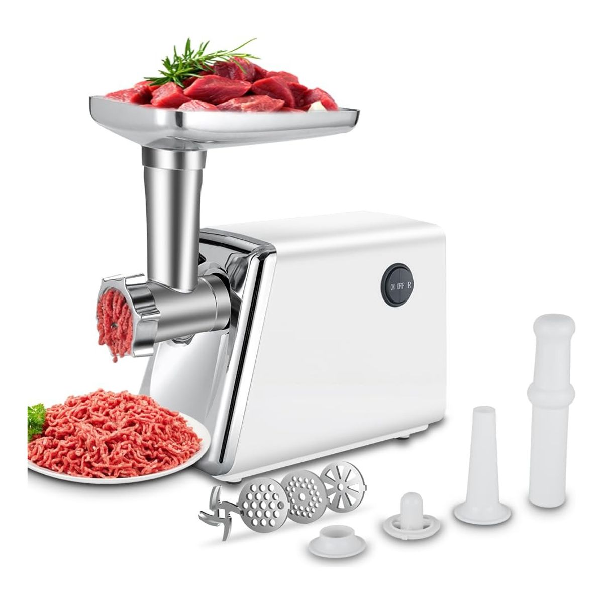 METEX - Picadora de carne eléctrica carne picada 2800W