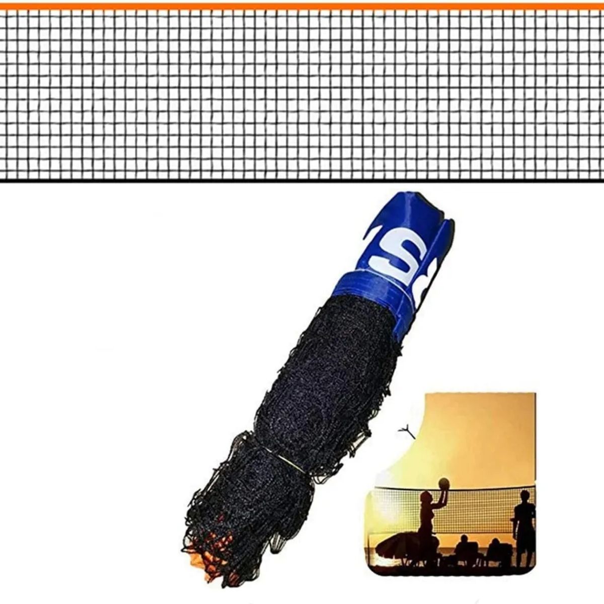 KUANGYE - Red De Voleibol Portátil 3 En 1 Red De Bádminton Para Tenis 3M Para Interiores y Exteriores