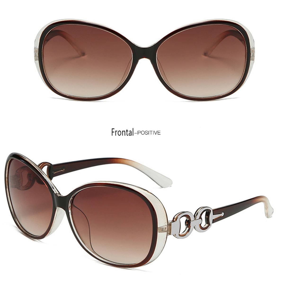 GENERAL - Clásico Retro Gafas De Sol Moda Oval Sunshade