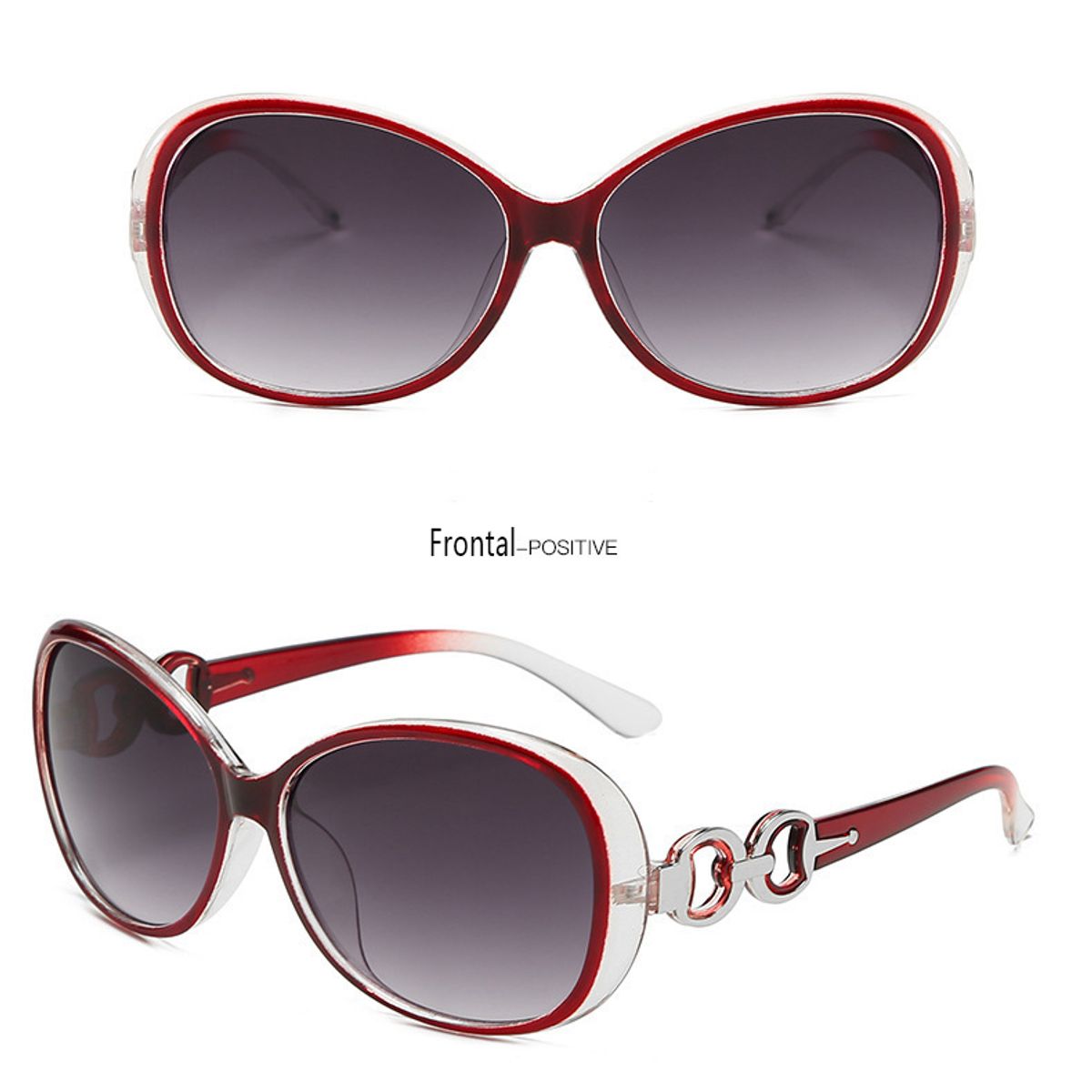 GENERAL - Clásico Retro Gafas De Sol Moda Oval Sunshade