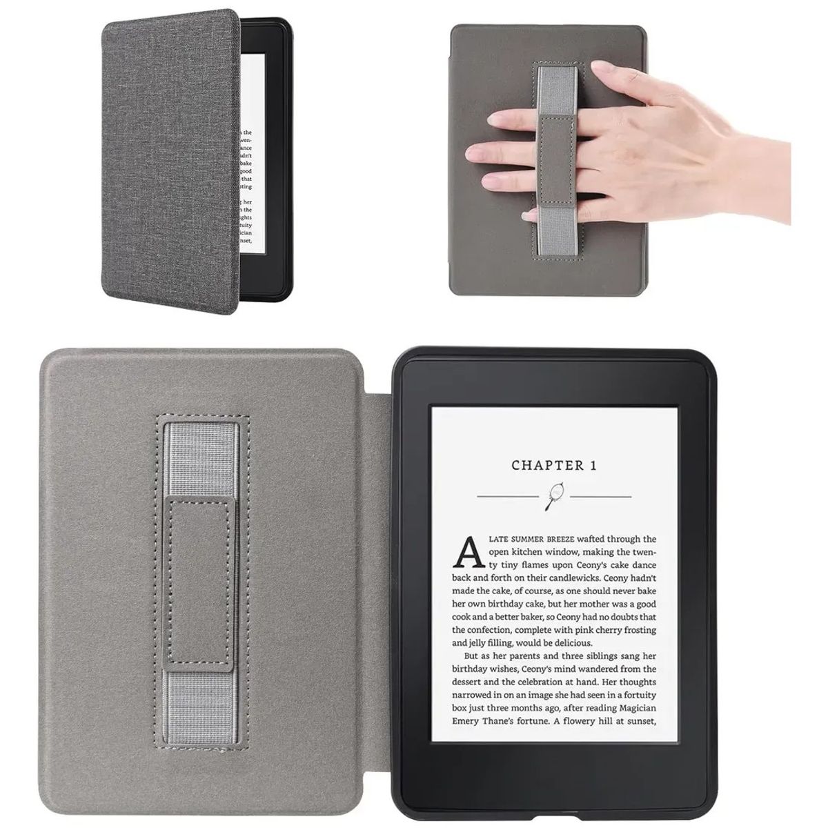 KUANGYE - Funda Compatible Con Kindle 2022/2024 6 Pulgadas 11° Generación Con Agarre