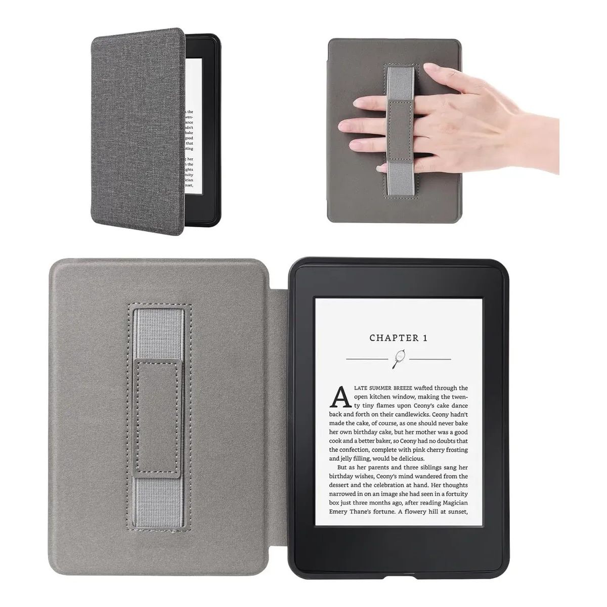 KUANGYE - Funda Compatible Con Kindle 2022/2024 6 Pulgadas 11° Generación Con Agarre