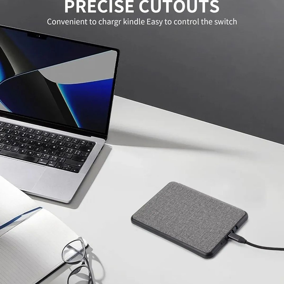 KUANGYE - Funda Compatible Con Kindle 2022/2024 6 Pulgadas 11° Generación Con Agarre