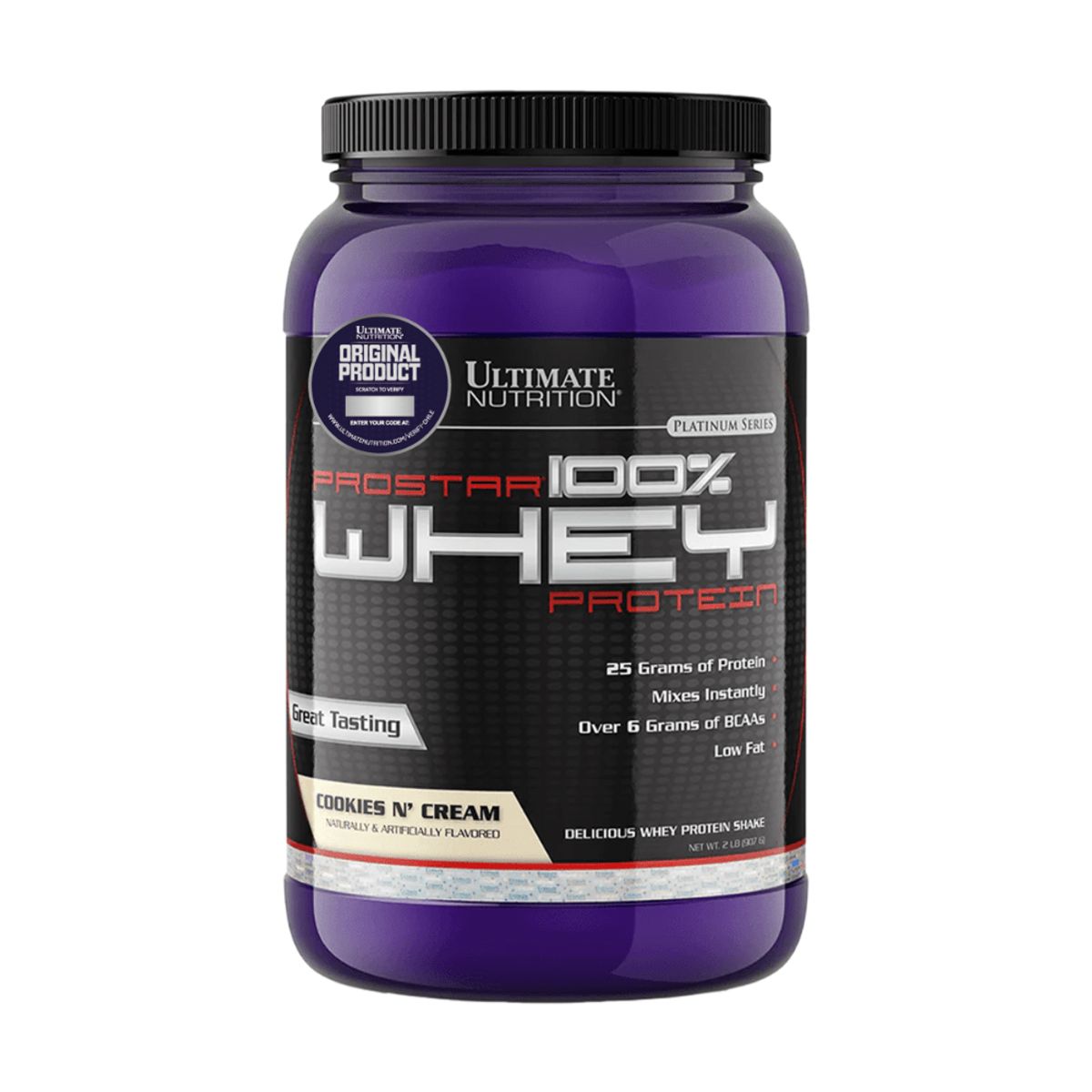 ULTIMATE NUTRITION - Prostar Whey Protein 2lbs Ultimate Nutrition - Cookies and C