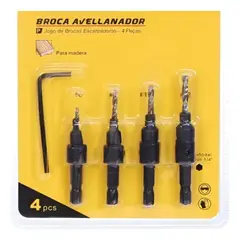 MAKAWA - JGO BROCAS PILOTO AVELLANADOR POR 4PCS