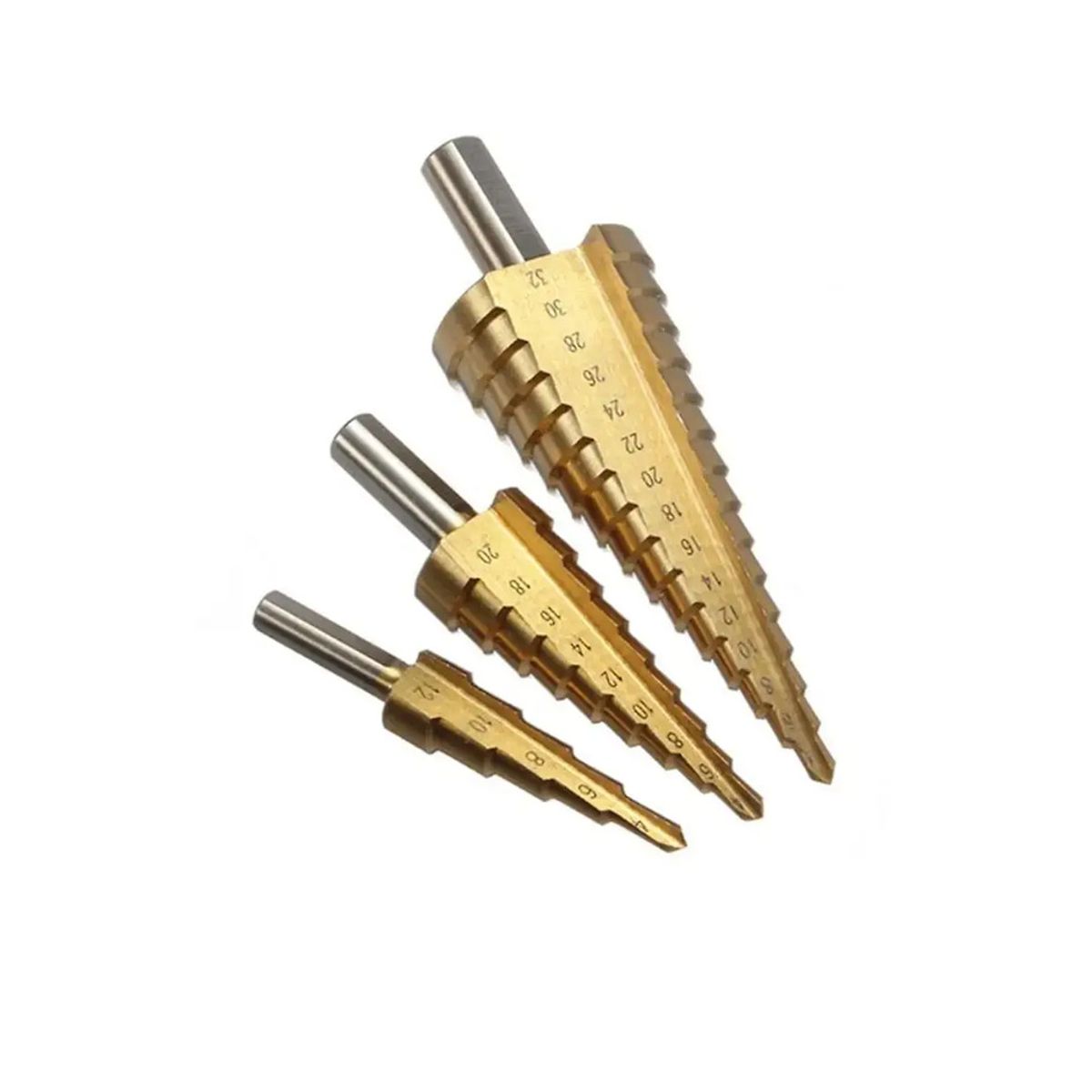 MAKAWA - JGO DE BROCAS ESCALONADA P METAL X3PCS