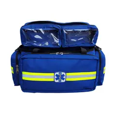 GENERICO - Bolso Botiquín Paramédico Grande Azul Ripstop Impermeable Uso de Emergencia