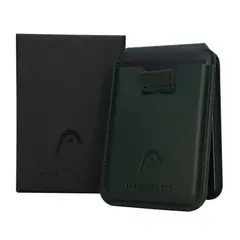 HEAD - Billetera Tarjetero Magnético Vantage Premium Verde