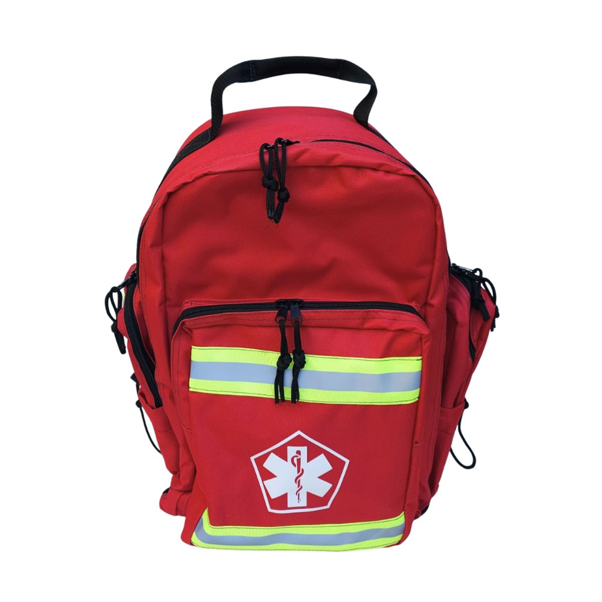 GENERICO - Mochila de Emergencia y Rescate Médico 45L  Cordura Antidesgarro Roja