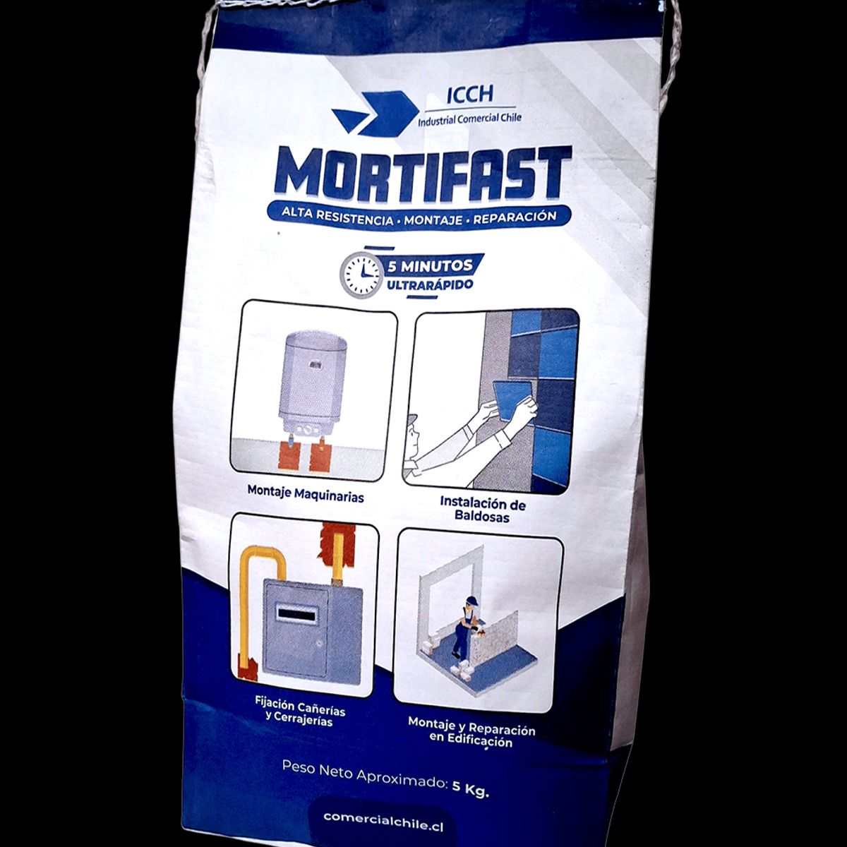 Mortifast Mortero de fraguado ultrarrápido 5 minutos, marca GENERICO - Foto Principal
