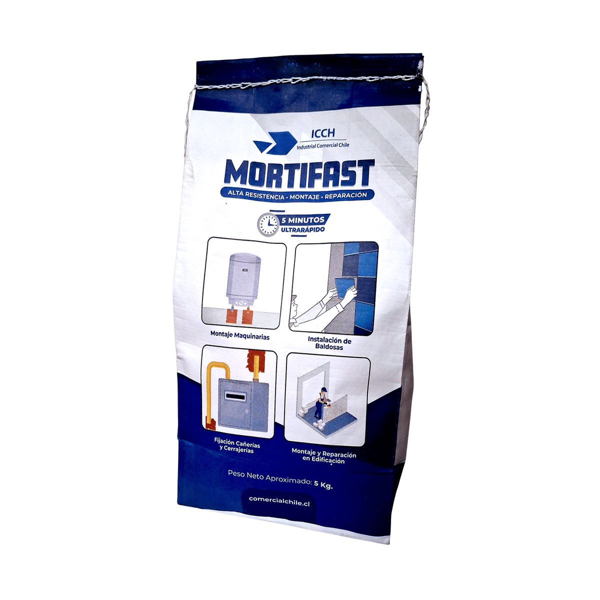 Mortifast Mortero de fraguado ultrarrápido 5 minutos, marca GENERICO - Foto Principal