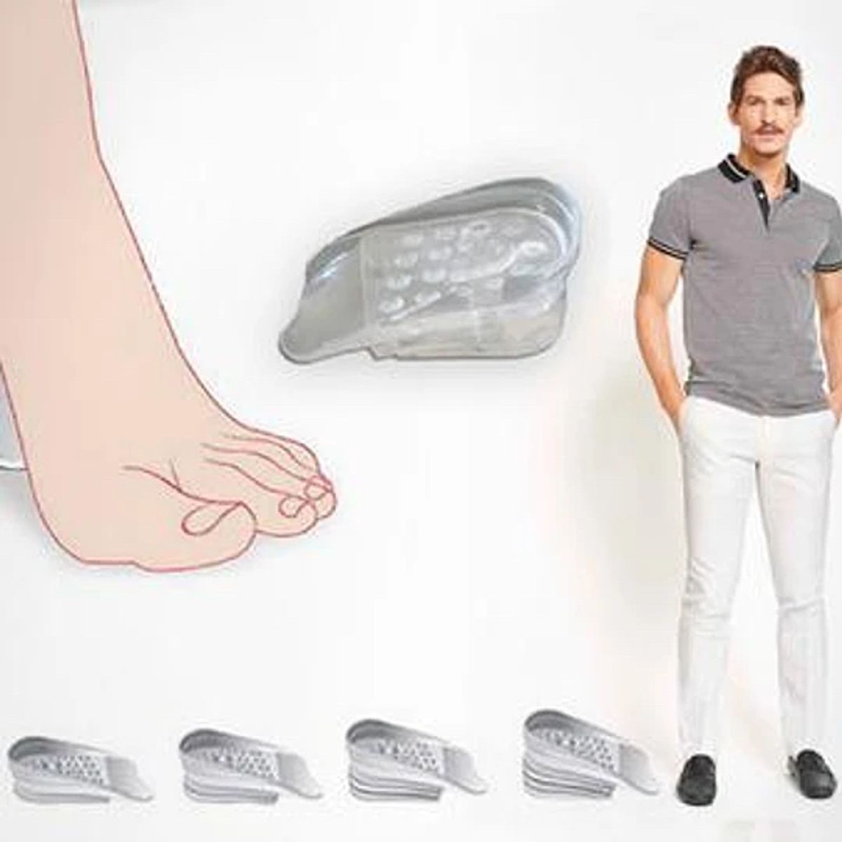 MOVI - Plantillas Elevadoras- Aumenta Tu Estatura